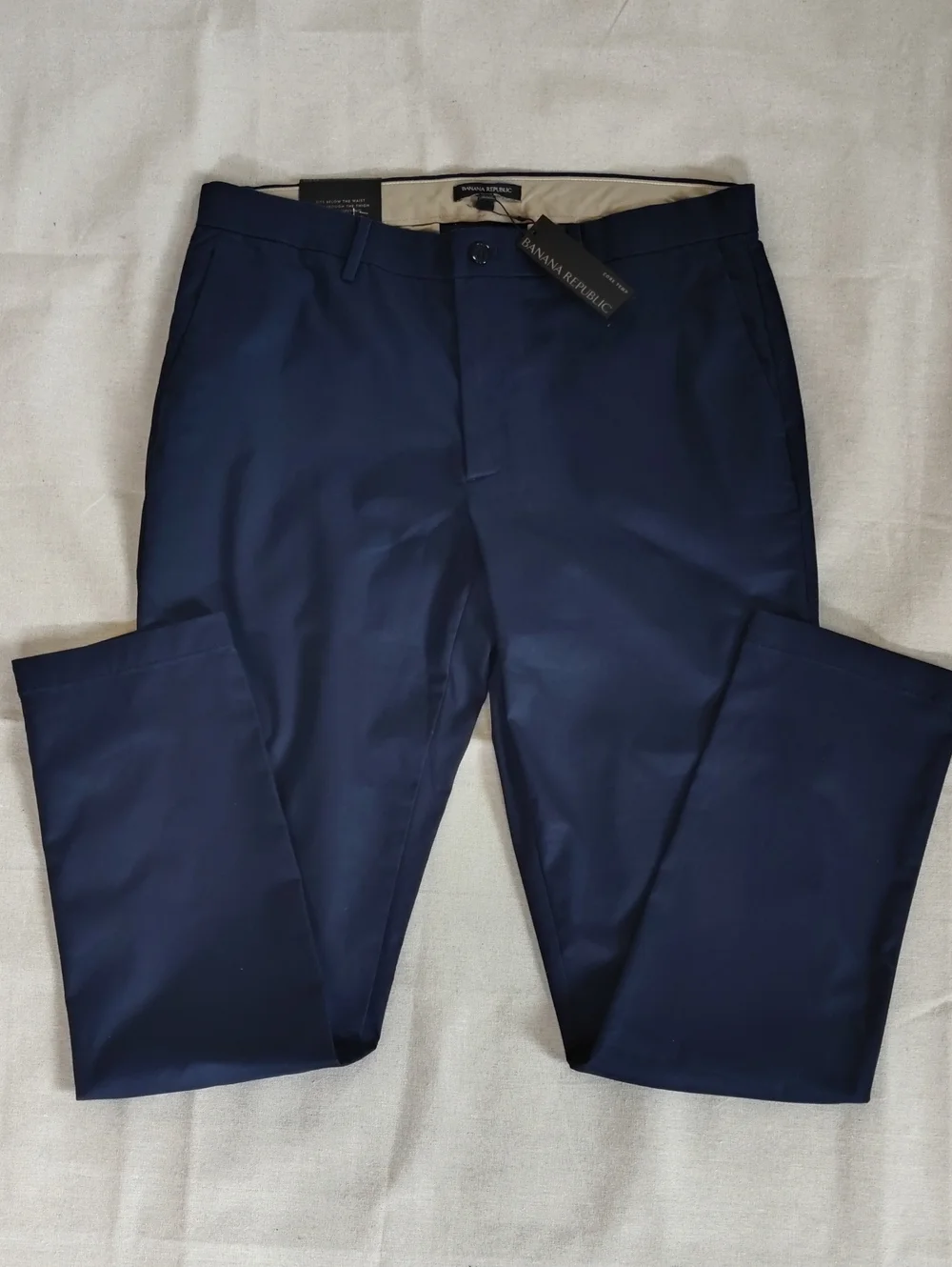 NWT Banana Republic Men’s Navy Dress Pants Core Temp Slim Fit 35W/34L